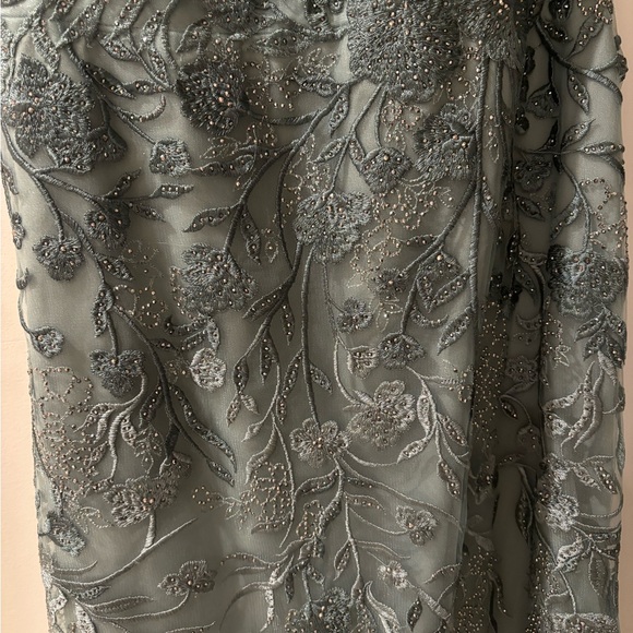 Mother of the Bride/Groom dress- Montage by Mon Cheri- Sage Green - Picture 7 of 12